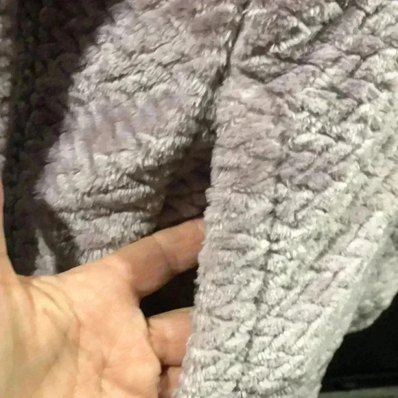 Free2B Faux Fur Teddy Jacket,braided butter pile,full zip,hip pocket,high collar - Picture 6 of 12